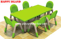 Best Kindergarten PP Plastic Rectangular Table For Nursery School Children for sale
