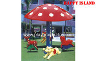 Best Fiberglass Mushroom Roof Seesaw Outdoor Toys Spinning Seesaw Teeter Totter for sale