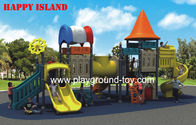 China Orange Brown Green  Outdoor Playground Equipments For Kids Imported LLDPE distributor