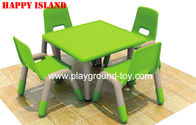 China Imported Plastic Kindergarten Classroom Furniture Square Learning Table distributor