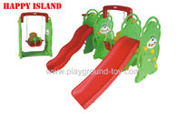 China 3 In 1 Kids Outside Toys Multifunction Plastic Kids Slide And Swing Colorful Baby Slide Swing Set distributor