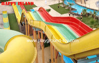 Best Multi-Slides Rainbow GRP Water Park Equipments , Custom Water Slides From Top Classic Water Park for sale